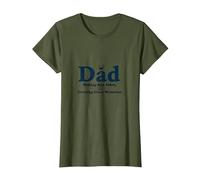 Dad: Making Bad Jokes, Creating Great Memories T-Shirt, Women, Olive, S