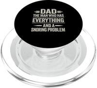 Dad Man Who Has Everything And A Snoring Problem PopSockets PopGrip for MagSafe