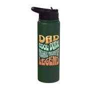 Dad Massage Therapist Legend Stainless Steel Insulated Water Bottle