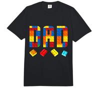 Dad Master Builder Building Blocks Birthday Family Matching Comfort Colors Adult Heavyweight T-Shirt
