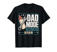 Dad Mode Activated 2026 New Dad Announcement T-Shirt