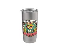 Dad Mode Activated Frog Daddy Funny New Father Humor Stainless Steel Insulated Tumbler