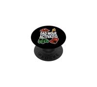 Dad Mode Activated Funny Fatherhood Minivan Parent Graphic PopSockets Adhesive PopGrip