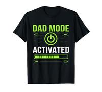Dad Mode Activated Funny Gamer Nerd Tech Father Day Humor T-Shirt