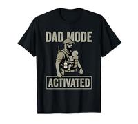 Dad Mode Activated Tactical Baby Carrier Military Father T-Shirt
