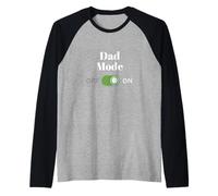 Dad Mode On Father's Day Parenting Humor Raglan Baseball Tee