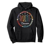 Dad Mom Educator Appreciation Parents Back to School Pullover Hoodie