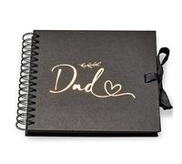 Dad Multiple Colour Scrapbook Photo album With Foil Print Leaf Design