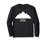 Dad National Park Fathers Day Funny Parenting Daddy Bear Long Sleeve T-Shirt