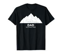 Dad National Park Fathers Day Funny Parenting Daddy Bear T-Shirt