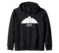 Dad National Park Fathers Day Funny Parenting Daddy Bear Zip Hoodie