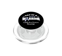 Dad Of A Warrior Irritable Bowel Syndrome PopSockets PopGrip for MagSafe
