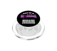 Dad Of A Warrior Migraine Headache PopSockets PopGrip for MagSafe