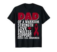 Dad of a Warrior Sickle Cell Awareness Family Matching Gifts T-Shirt