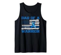Dad of A Warrior T1D Awareness Diabetes Type 1 Diabetic Tank Top
