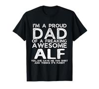 Dad Of Alf Gift Father's Day Funny Personalized Name T-Shirt