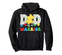 Dad Of An Autism Warrior - Special Needs Support Father Pullover Hoodie
