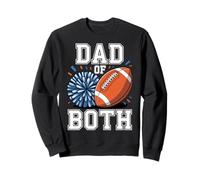 Dad of Both Football Cheerleading Proud Parent Sports Lover Sweatshirt