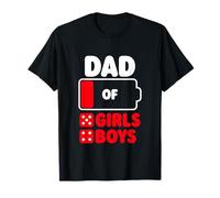 Dad of Five Girls and Four Boys T-Shirt