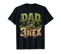 Dad of The 2 Rex Dinosaur 2nd Birthday Family Matching Value Graphic T-Shirt