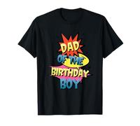 Dad Of The Birthday Boy Superhero Theme Matching Family T-Shirt