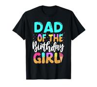Dad Of The Birthday Girl Ice Cream Party Family Matching T-Shirt