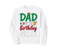 Dad Of The Birthday Girl Italy Italian Family Birthday Party Sweatshirt