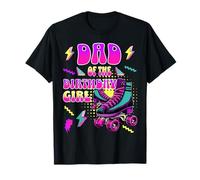 Dad Of The Birthday Girl Roller Skater Girl Birthday Party T-Shirt