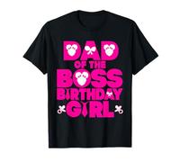 Dad of The Boss Birthday Girl Baby Family Decorations T-Shirt