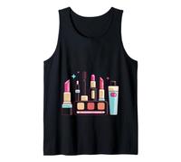 Dad of The Miss Threenager Makeup 3rd Birthday Party Outfit Tank Top