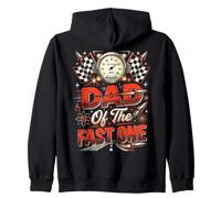 Dad Of The Speedy Child Racing Rocket Science Zip Hoodie