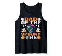 Dad of The Spooky One Cute Halloween Daughter Father Apparel Tank Top