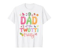 Dad of the Twotti Frutti 2nd Birthday Fruity Family Party T-Shirt