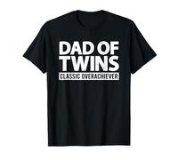 Dad of Twins Classic Overachiever Funny Twin Dad To Be 2021 T-Shirt