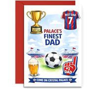 Dad Palace Birthday Card or Fathers Day Card for Him - A5 Card with Red Envelope