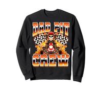 Dad Pit Crew Go Kart Racing Go Kart Racer Go Karting 90s Sweatshirt