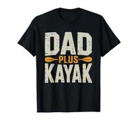 Dad Plus Kayak Equals Perfect Day Outdoor Equation Humor T-Shirt