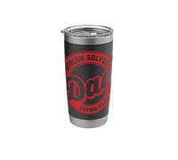 Dad Problem Solver Thing Fixer Funny Dad Gift Fathers Day Stainless Steel Insulated Tumbler