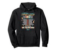 Dad Rock Makes It Happen Fathers Day Fatherhood Tour Life Pullover Hoodie