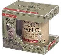 Dad’s Army Don’t Panic Mug 325ml - Official BBC Home Guard Corporal Jones Ceramic Tea & Coffee Mug - Vintage Ministry of Relaxation Walmington-on-Sea Gift