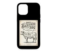 Dad’s Backyard BBQ Cow Cuts Butcher Chart Funny Grilling Case for iPhone 12/12 Pro