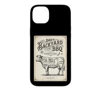 Dad’s Backyard BBQ Cow Cuts Butcher Chart Funny Grilling Case for iPhone 14 Plus