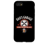Dad’s Garage Repairs Cold Beer Bad Advice Funny Mechanic Case for iPhone SE (2020) / 7/8