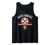 Dad’s Garage Repairs Cold Beer Bad Advice Funny Mechanic Tank Top