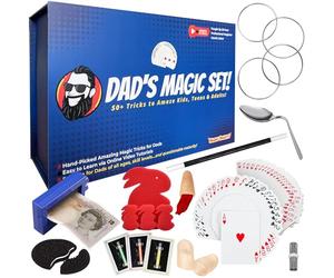 Dad’s Magic Set - 50 Brilliant Magic Tricks for Dad to Amaze the Family - Easy to Learn - Video Tutorials by a Pro Magician - A Fun Gift for Dad or Grandad for Christmas, Birthdays and Father’s Day