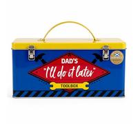 Dad’s Toolbox Biscuit Tin 270g - Shortbread Biscuit Gift for Dad - Novelty Reusable Toolbox Tin - Fathers Day Gift