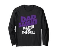 Dad Sabbath Master of The Grill Funny BBQ Heavy Metal Dad Long Sleeve T-Shirt