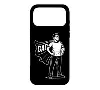 Dad Superhero with Cape Silhouette Case for iPhone 17 Pro Max