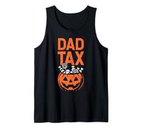 Dad Tax Candy IRS Agent Halloween Carved Pumpkin Matching Tank Top