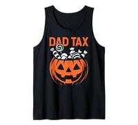 Dad Tax Candy IRS Agent Halloween Carved Pumpkin Matching Tank Top